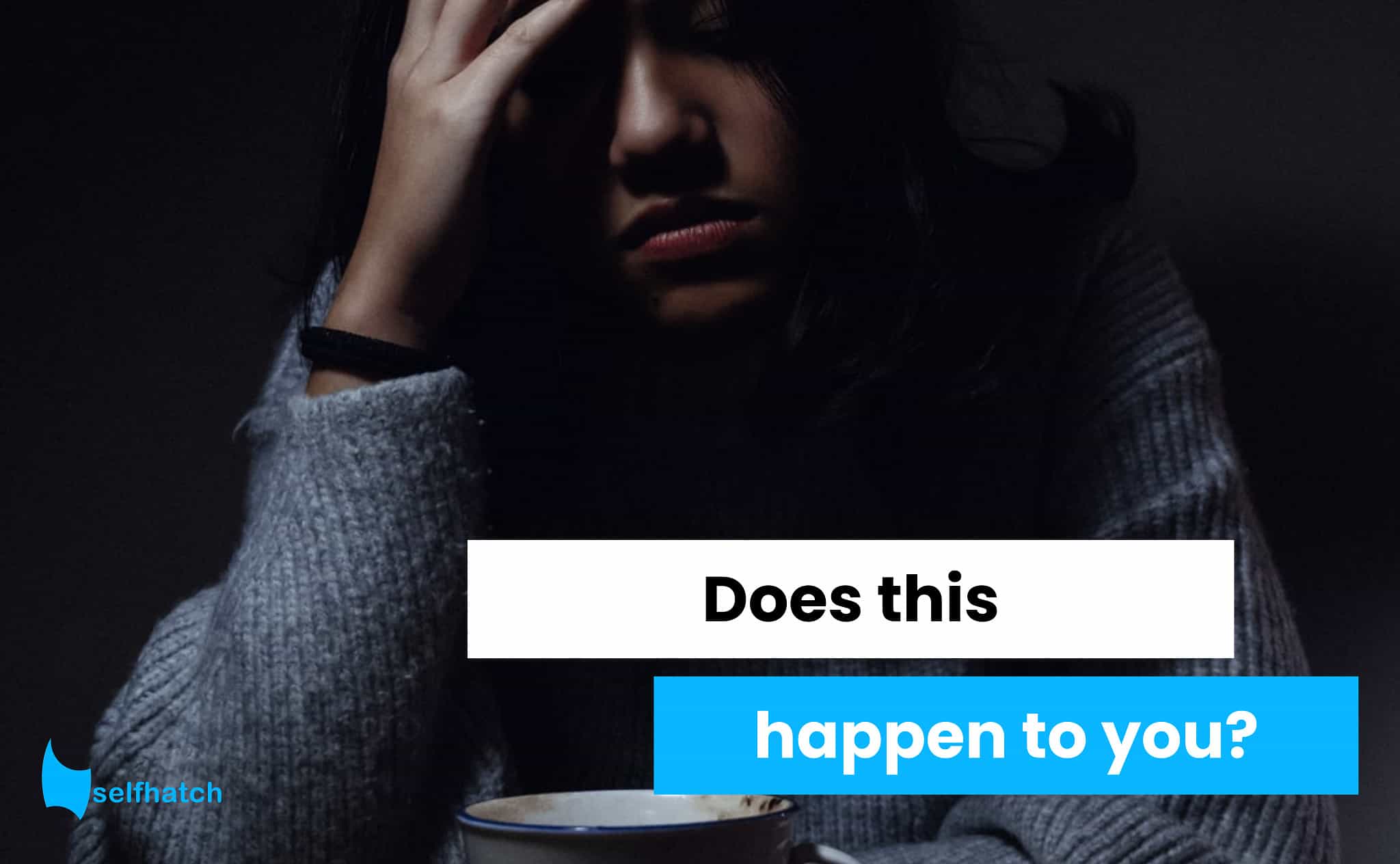 a concerned young lady